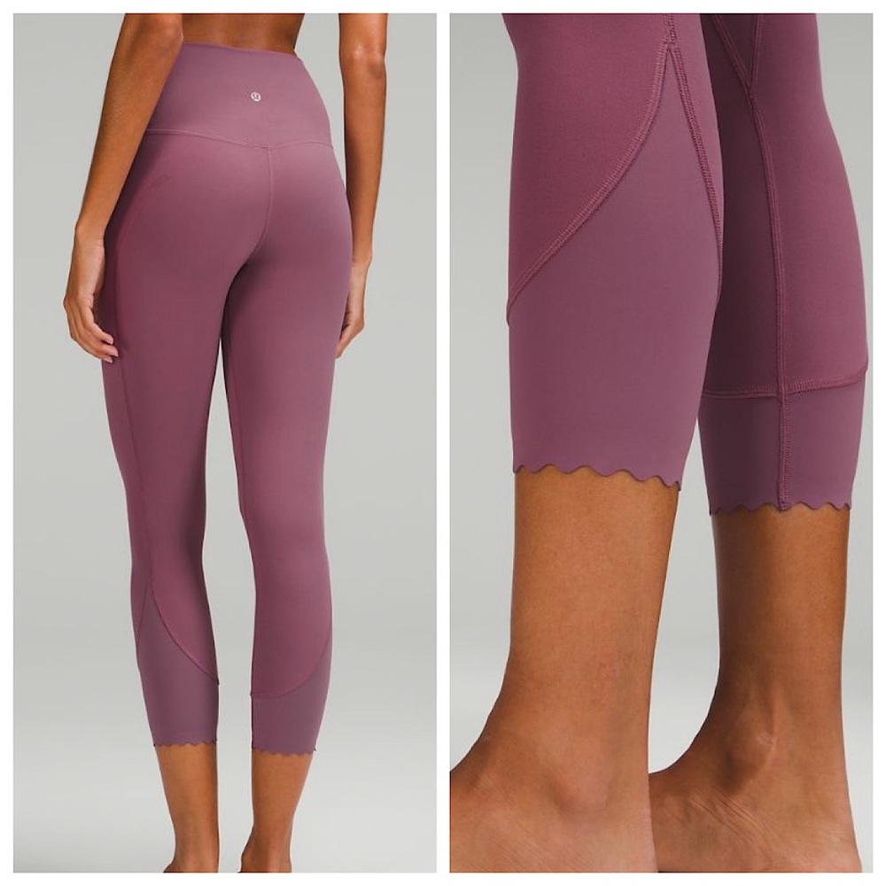 Lululemon Align Scallop 23” Vintage Plum 4
